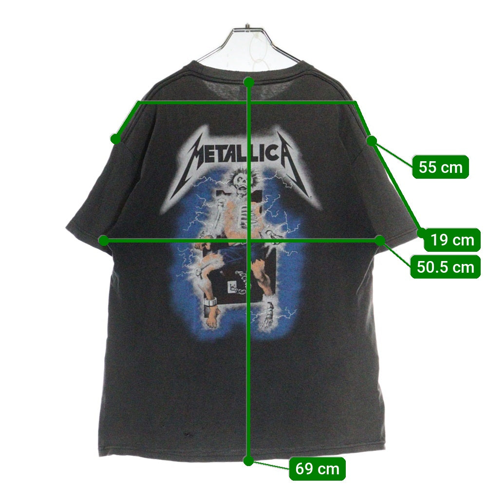 VINTAGE(ヴィンテージ) 90S VINTAGE METALLICA RIDE THE LIGHTNING 1994 TEE ヴィンテージ メタリカ ライトザライトニング TENESEE RIVERタグ 両面プリント クルーネック 半袖Tシャツ