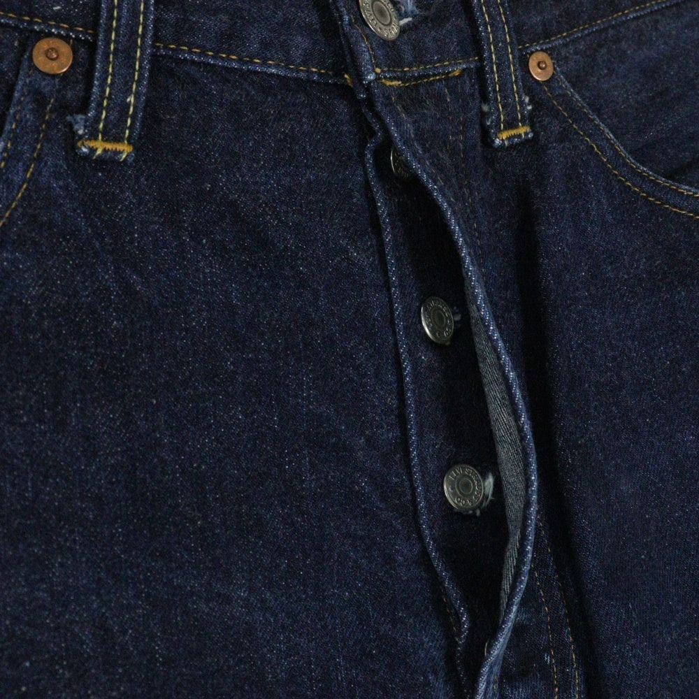 LEVI'S 501 w32 バレンシア製 裏555 ヴィンテージ　デニム LEVI'S(リーバイス) 501 デニムパンツ 赤耳 トップボタン裏555
