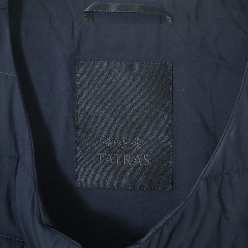 TATRAS(タトラス) 22SS ×Demi-Luxe BEAMS ALLAMANDA デミルクス ビームス アラマンダ ジップアップ ライトダウンベスト ネイビー レディース LTBM22S4664