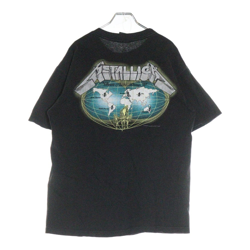 VINTAGE(ヴィンテージ) 90S VINTAGE METALLIFUKINCA ヴィンテージ メタリカ クルーネック半袖Tシャツ カットソー ブラック
