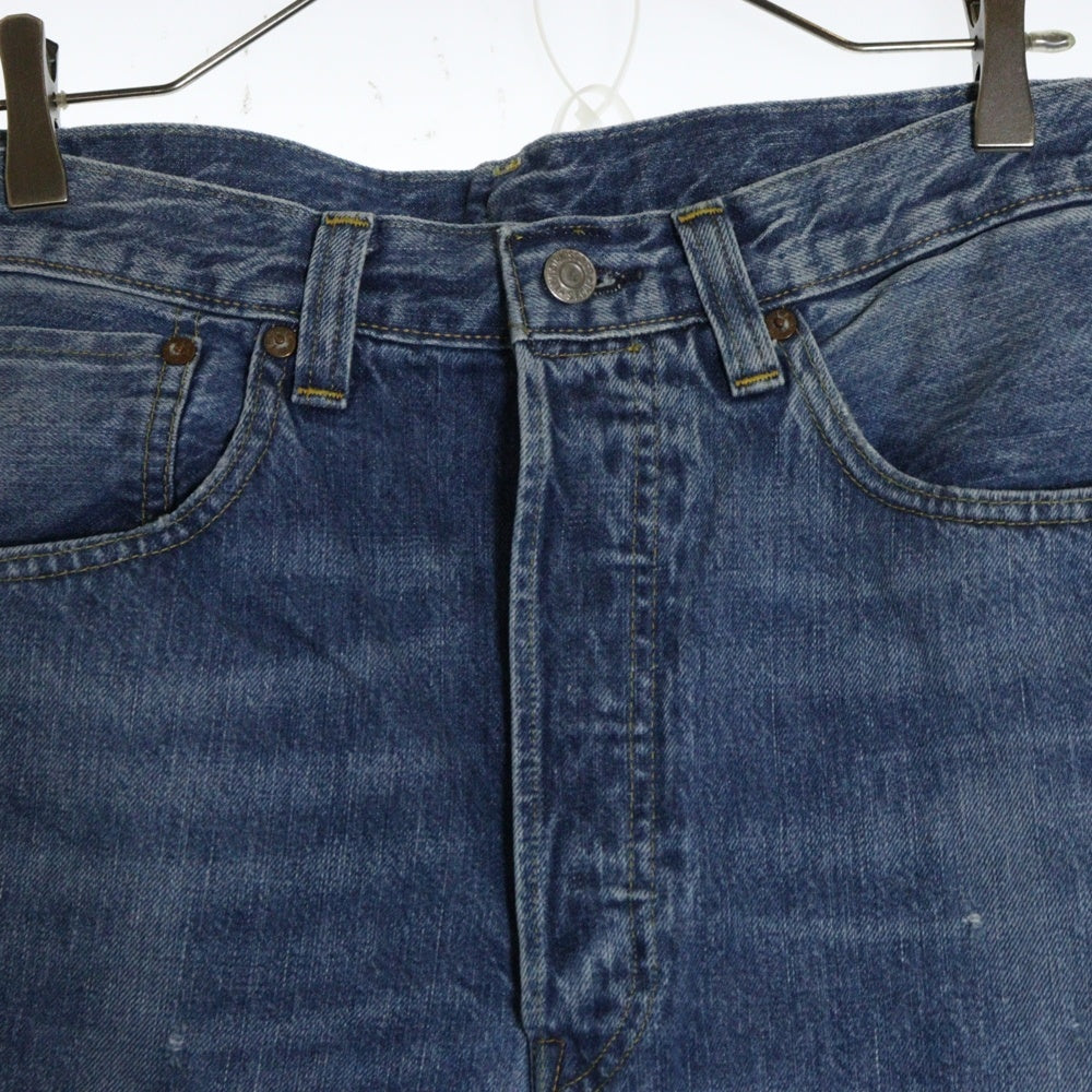 Levi's VINTAGE CLOTHING(リーバイス ビンテージ クロージング) 501XX 1947年復刻 大戦モデル BIG E 通常R 片面タブ レザーパッチ トルコ製 ボタンフライストレートデニムパンツ 47501-0184