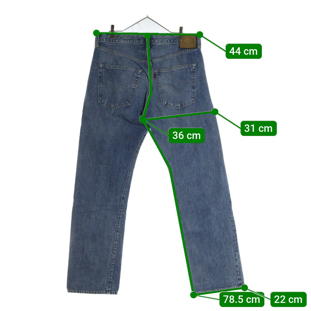 Levi's VINTAGE CLOTHING(リーバイス ビンテージ クロージング) 501XX 1947年復刻 大戦モデル BIG E 通常R 片面タブ レザーパッチ トルコ製 ボタンフライストレートデニムパンツ 47501-0184