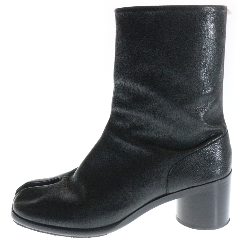 Maison Margiela 22(メゾンマルジェラ) TABI タビ レザーヒールブーツ ブラック
