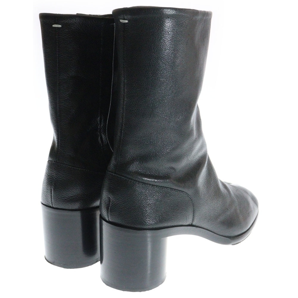 Maison Margiela 22(メゾンマルジェラ) TABI タビ レザーヒールブーツ ブラック