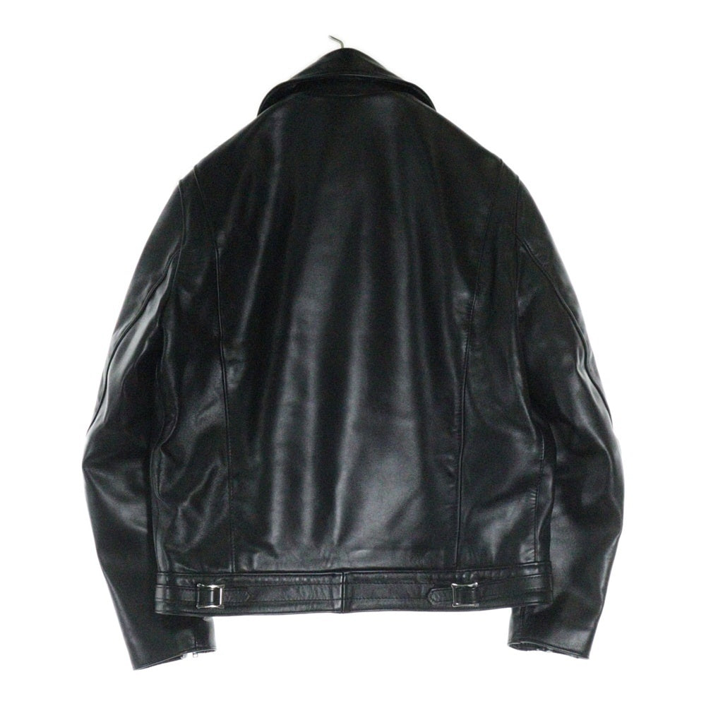 Lewis Leathers(ルイスレザー) CYCLONE TIGHTFIT HORSEHIDE サイクロン タイトフィット ホースハイド ダブルライダースレザージャケット ブラック 441T
