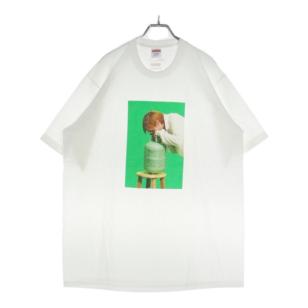 SUPREME(シュプリーム) 23AW ×Mark Leckey Green Screen Tee マークレッキー グリーンスクリーン フォトプリントTシャツ 半袖クルーネックカットソー ホワイト