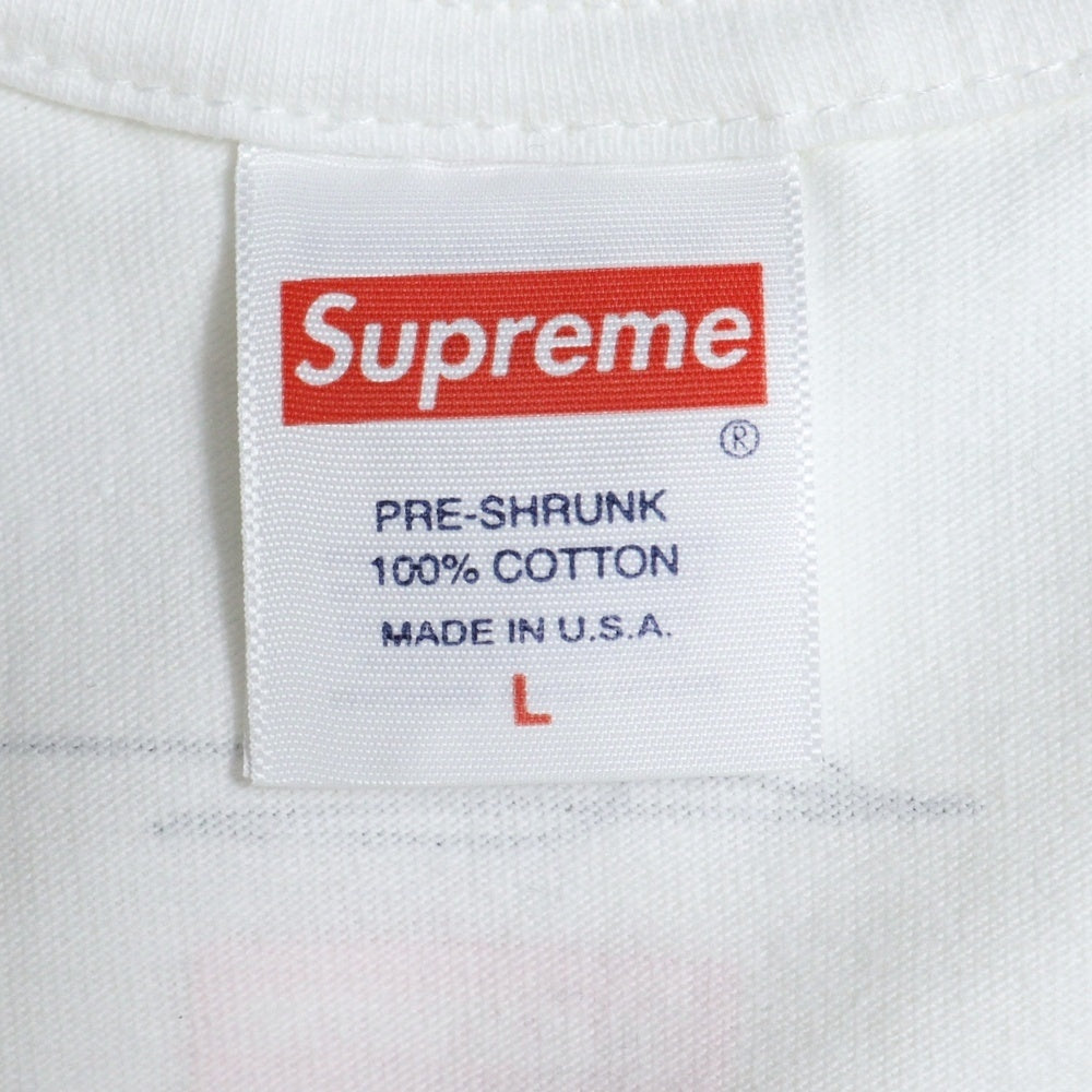SUPREME(シュプリーム) 23AW ×Mark Leckey Green Screen Tee マークレッキー グリーンスクリーン フォトプリントTシャツ 半袖クルーネックカットソー ホワイト
