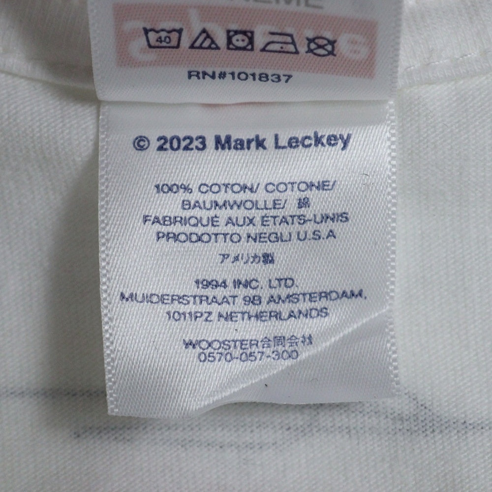 SUPREME(シュプリーム) 23AW ×Mark Leckey Green Screen Tee マークレッキー グリーンスクリーン フォトプリントTシャツ 半袖クルーネックカットソー ホワイト