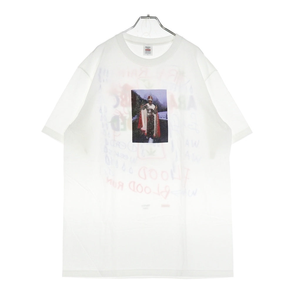 SUPREME(シュプリーム) 24AW ×Martine Rose Lee Scratch Perry Tee マーティンローズ リー スクラッチ ペリー クルーネック半袖Tシャツ カットソー ホワイト