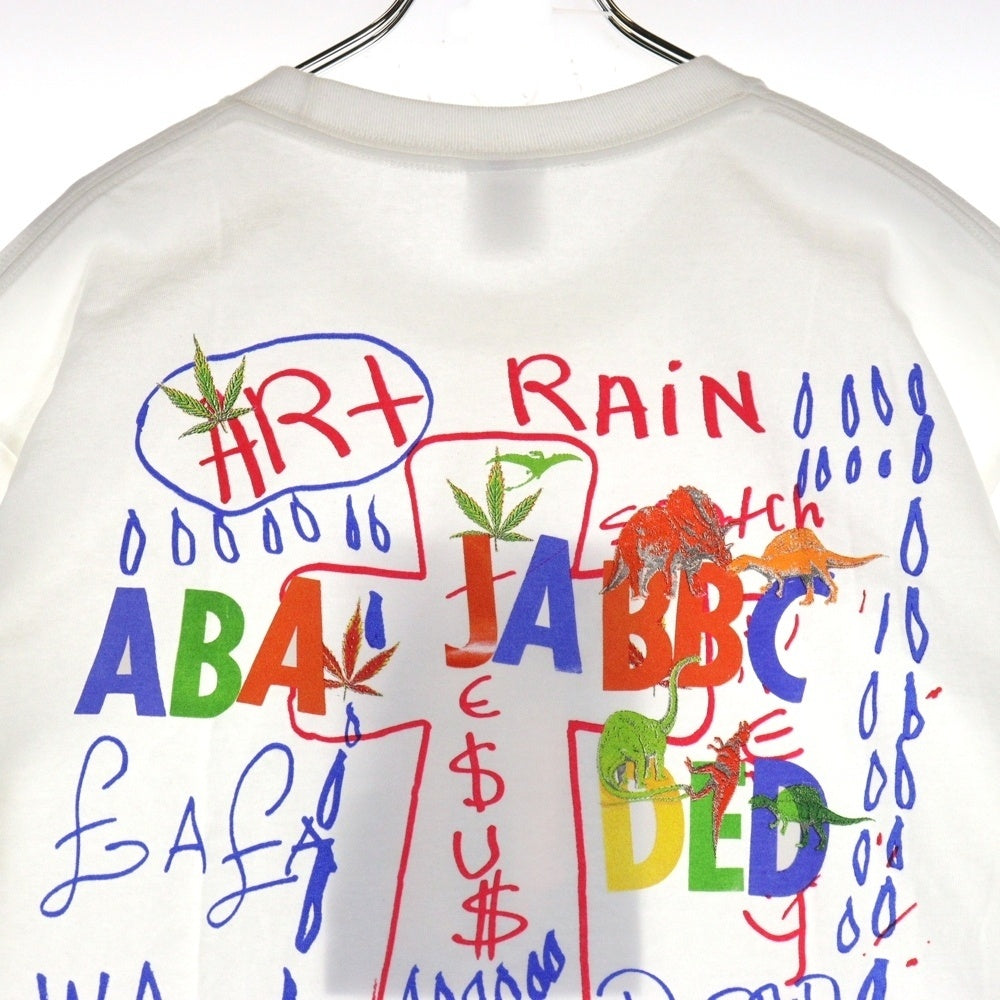 SUPREME(シュプリーム) 24AW ×Martine Rose Lee Scratch Perry Tee マーティンローズ リー スクラッチ ペリー クルーネック半袖Tシャツ カットソー ホワイト