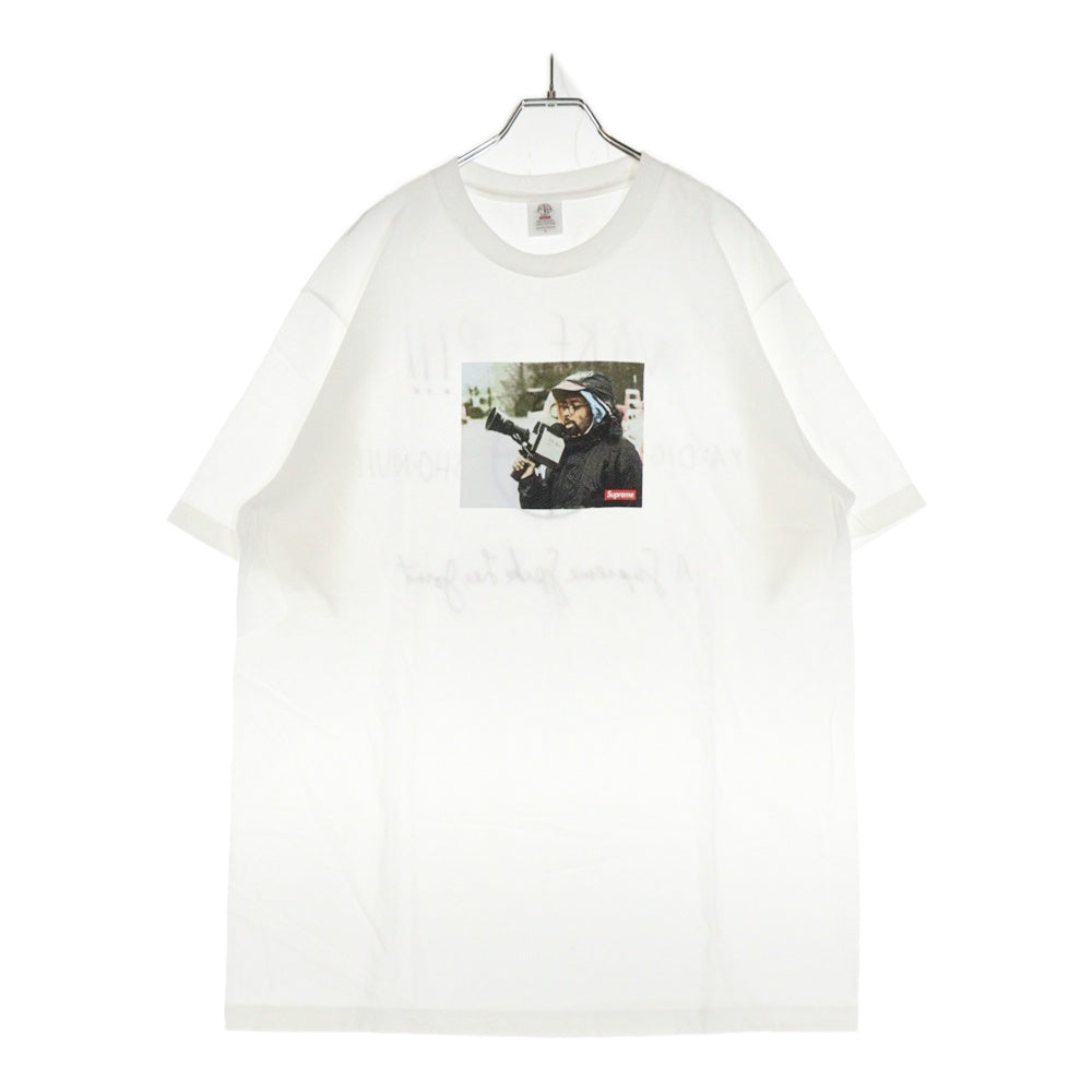 SUPREME(シュプリーム) 25SS 40 Acres Spike Tee 40エーカーズ スパイク フロントフォトプリントTシャツ 半袖クルーネックカットソー ホワイト