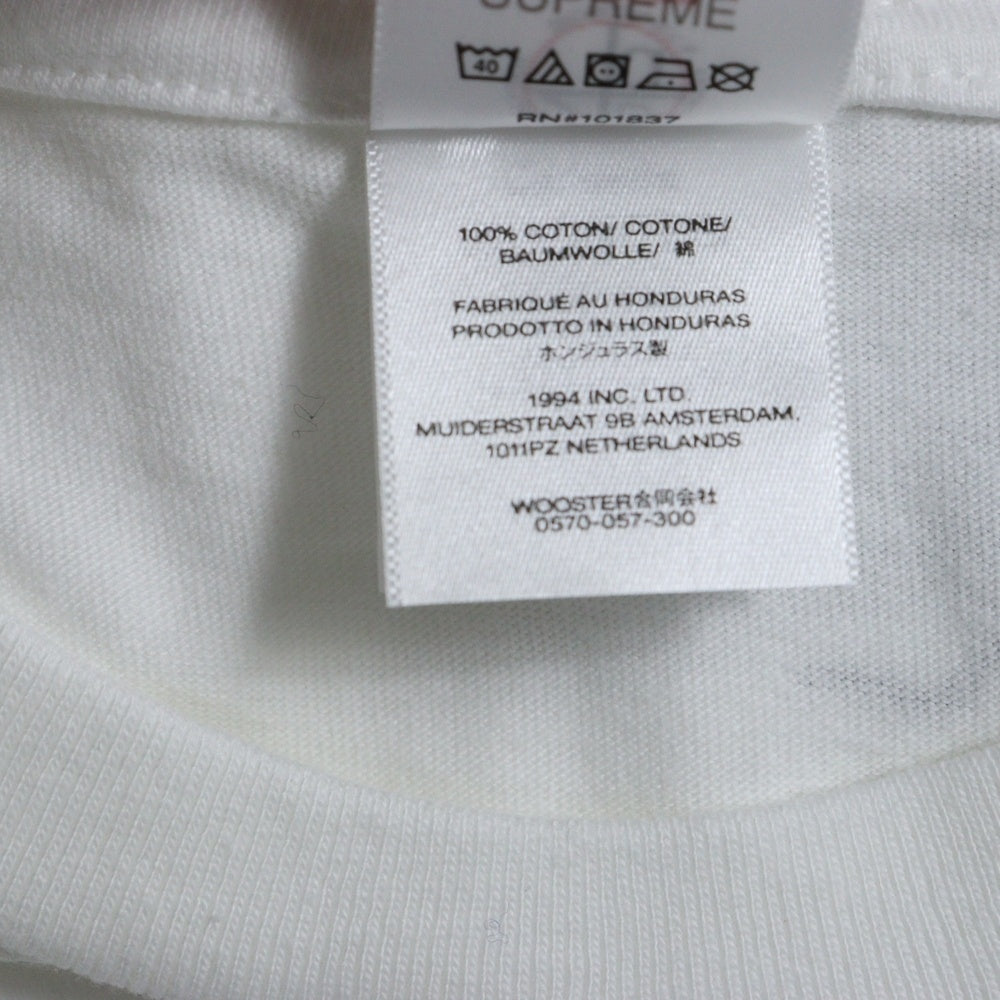 SUPREME(シュプリーム) 25SS 40 Acres Spike Tee 40エーカーズ スパイク フロントフォトプリントTシャツ 半袖クルーネックカットソー ホワイト