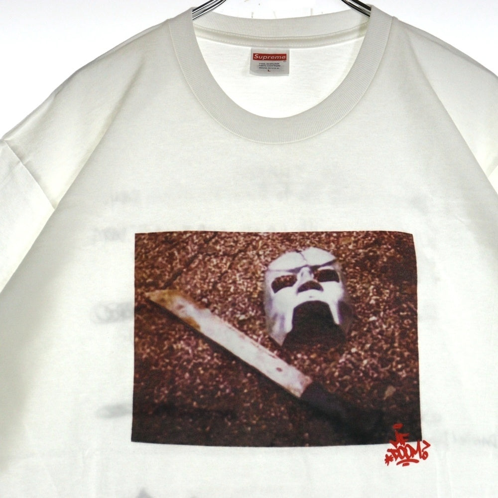 SUPREME(シュプリーム) 23AW MF Doom Tee MFドゥーム 両面プリントTシャツ 半袖クルーネックカットソー ホワイト