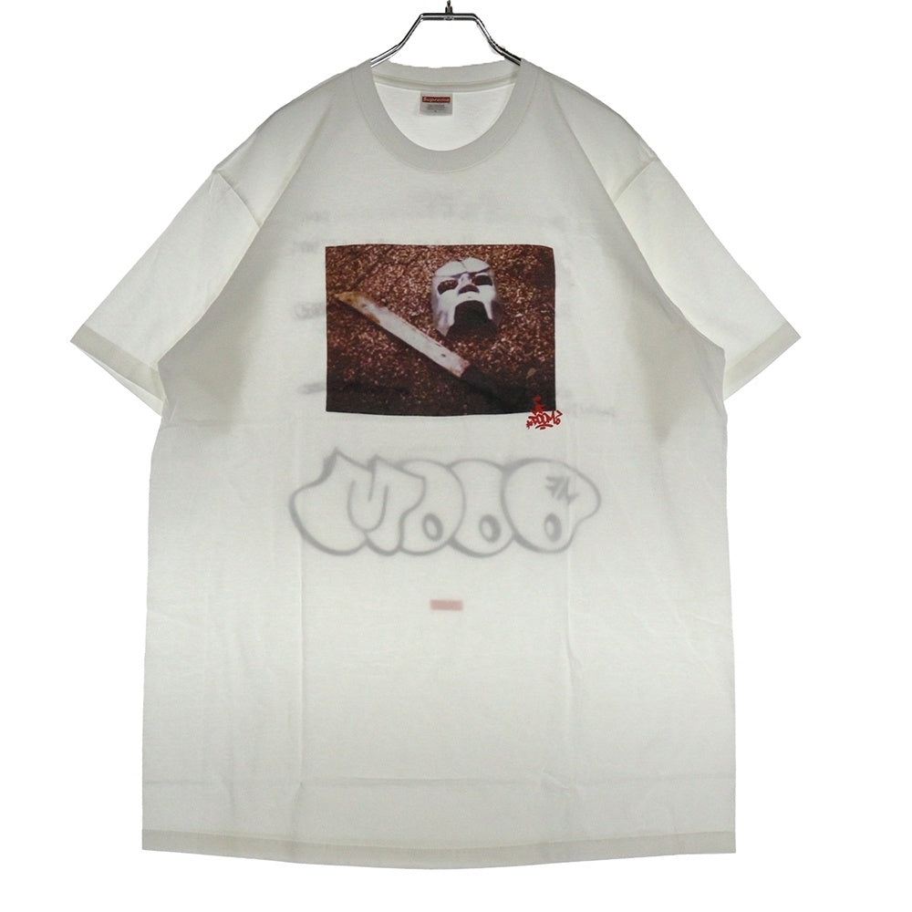 SUPREME(シュプリーム) 23AW MF Doom Tee MFドゥーム 両面プリントTシャツ 半袖クルーネックカットソー ホワイト