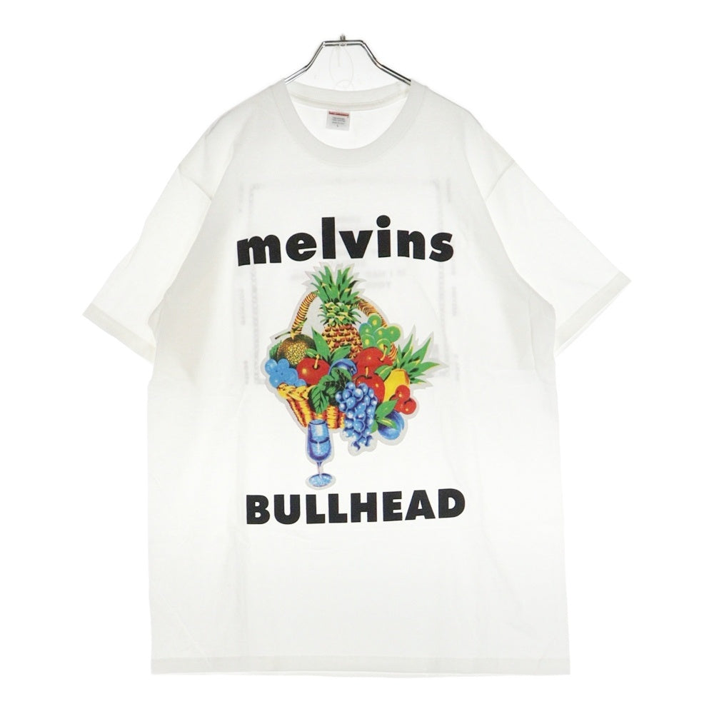 SUPREME(シュプリーム) 24SS Melvins Bullhead Tee メルヴィンス ブルヘッド プリントTシャツ 半袖クルーネックカットソー ホワイト