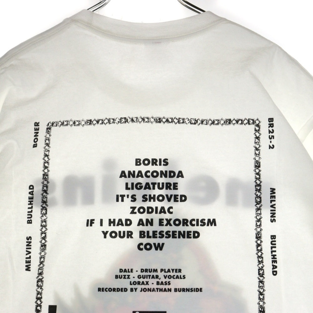 SUPREME(シュプリーム) 24SS Melvins Bullhead Tee メルヴィンス ブルヘッド プリントTシャツ 半袖クルーネックカットソー ホワイト
