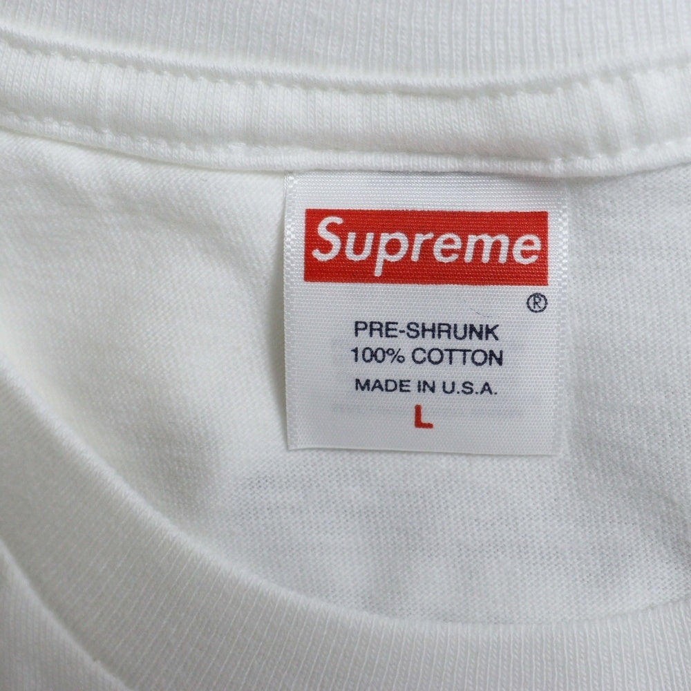 SUPREME(シュプリーム) 24SS Melvins Bullhead Tee メルヴィンス ブルヘッド プリントTシャツ 半袖クルーネックカットソー ホワイト