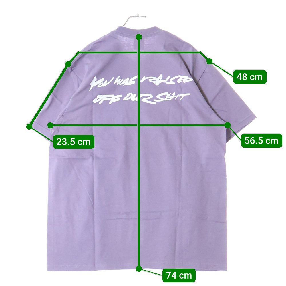 SUPREME(シュプリーム) 24SS Futura Box Logo Tee フューチュラボックスロゴプリントTシャツ 半袖クルーネックカットソー パープル