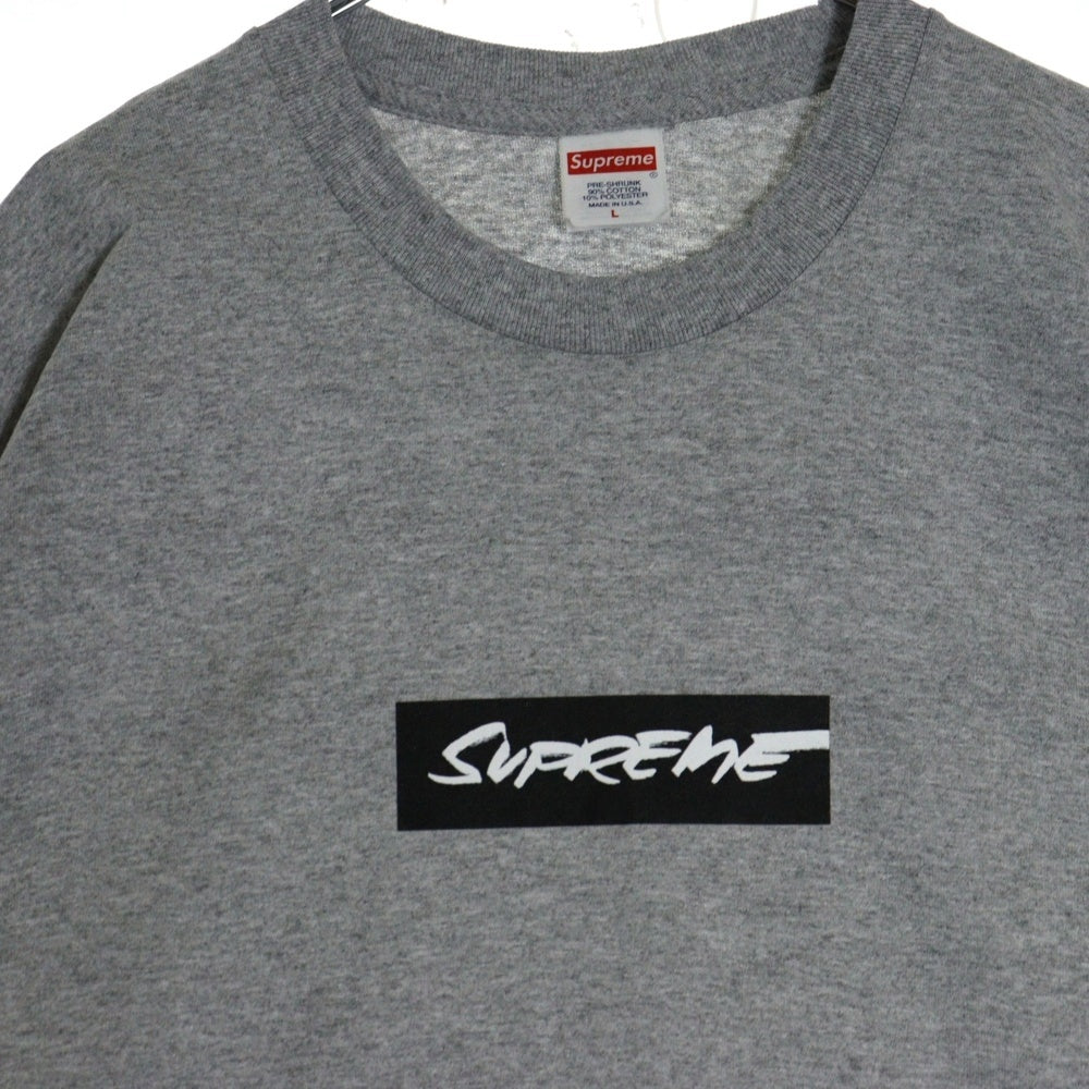 SUPREME(シュプリーム) 24SS Futura Box Logo Tee フューチュラボックスロゴプリントTシャツ 半袖クルーネックカットソー グレー