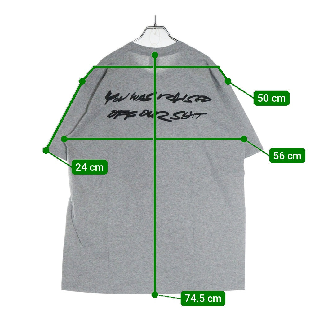 SUPREME(シュプリーム) 24SS Futura Box Logo Tee フューチュラボックスロゴプリントTシャツ 半袖クルーネックカットソー グレー