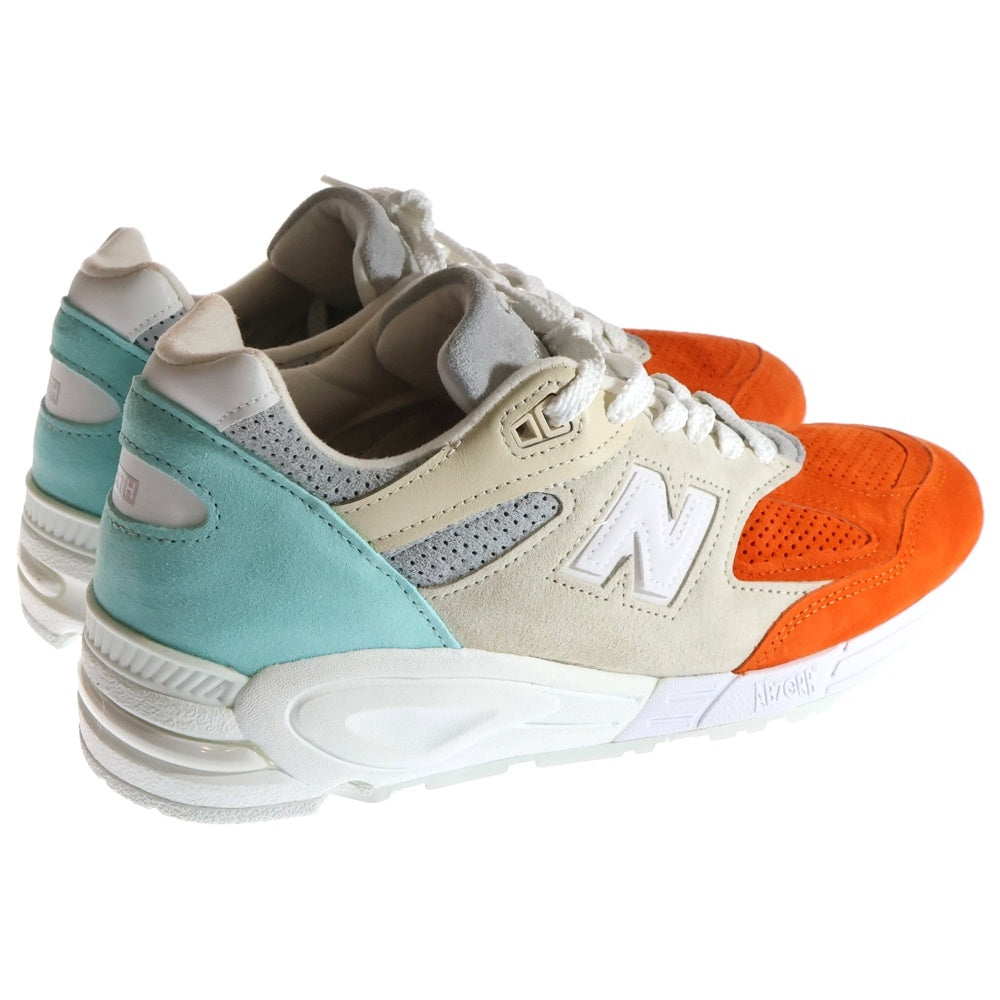 New Balance(ニューバランス) ×KITH M990KC2 990V2 CYCLADES キス キクラデス ローカットスニーカー ベージュ/オレンジ/ブルー US9/27cm