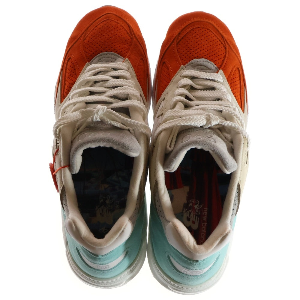 New Balance(ニューバランス) ×KITH M990KC2 990V2 CYCLADES キス キクラデス ローカットスニーカー ベージュ/オレンジ/ブルー US9/27cm