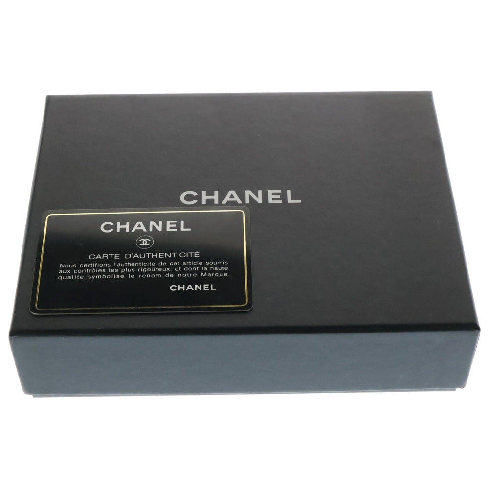 CHANEL(シャネル) マトラッセ ココマーク キャビアスキン シルバー金具 三つ折り財布 ブラック レディース AP0230 31番台