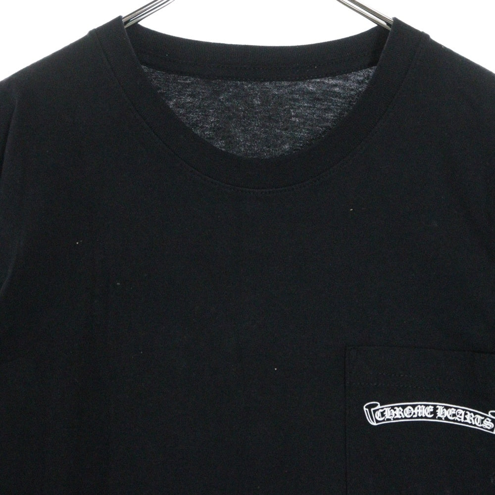 CHROME HEARTS(クロムハーツ) アーチロゴ ショートスリーブカットソー 半袖Tシャツ ブラック