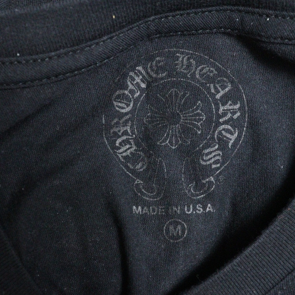 CHROME HEARTS(クロムハーツ) アーチロゴ ショートスリーブカットソー 半袖Tシャツ ブラック