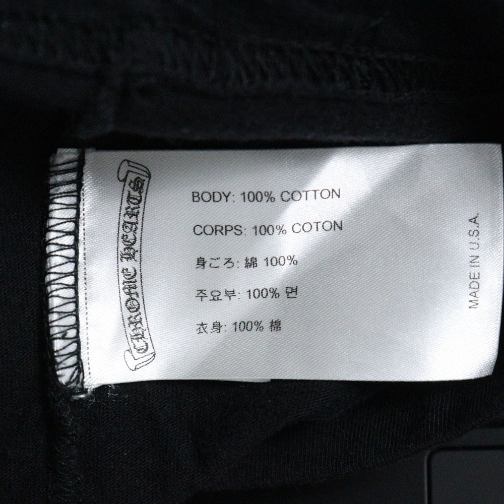 CHROME HEARTS(クロムハーツ) アーチロゴ ショートスリーブカットソー 半袖Tシャツ ブラック