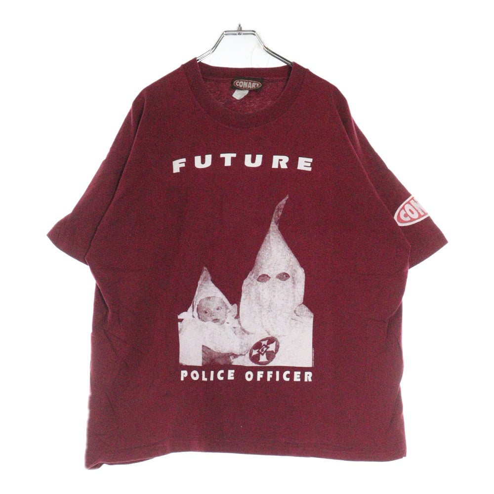 VINTAGE(ヴィンテージ) 90S VINTAGE CONART FUTURE POLICE OFFICER TEE コナート フューチュラ グラフィックプリント 半袖Tシャツ レッド