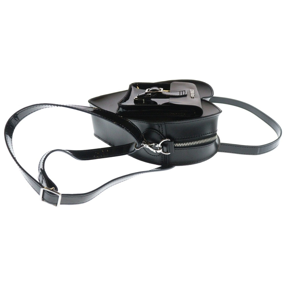 Dr.Martens(ドクターマーチン) HEART LEATHER BAG ハートレザー ショルダーバッグ レディース ブラック AC807033