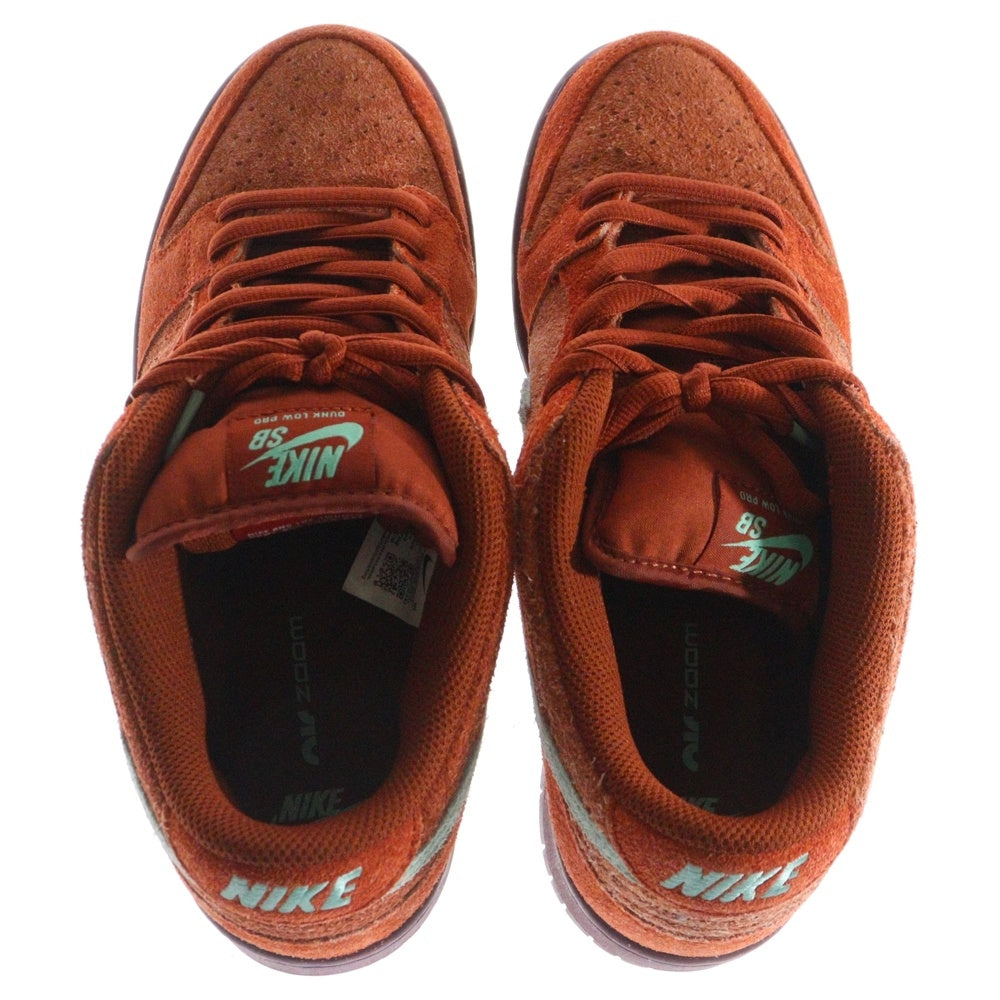 NIKE SB(ナイキエスビー) DUNK LOW Mystic Red and Rosewood ダンク ミスティックレッド アンド ローズウッド ローカットスニーカー オレンジ US9/27cm DV5429-601