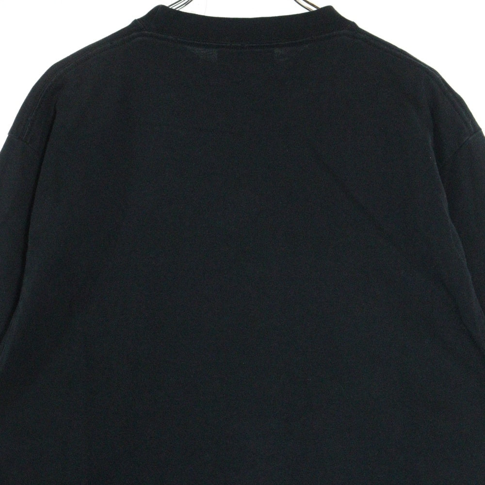 BALENCIAGA(バレンシアガ) スポーティーBロゴ クルーネック 半袖Tシャツ カットソー ブラック 681045 TLVN1