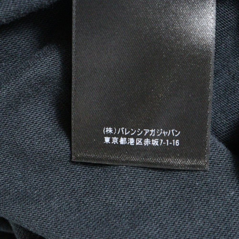 BALENCIAGA(バレンシアガ) スポーティーBロゴ クルーネック 半袖Tシャツ カットソー ブラック 681045 TLVN1