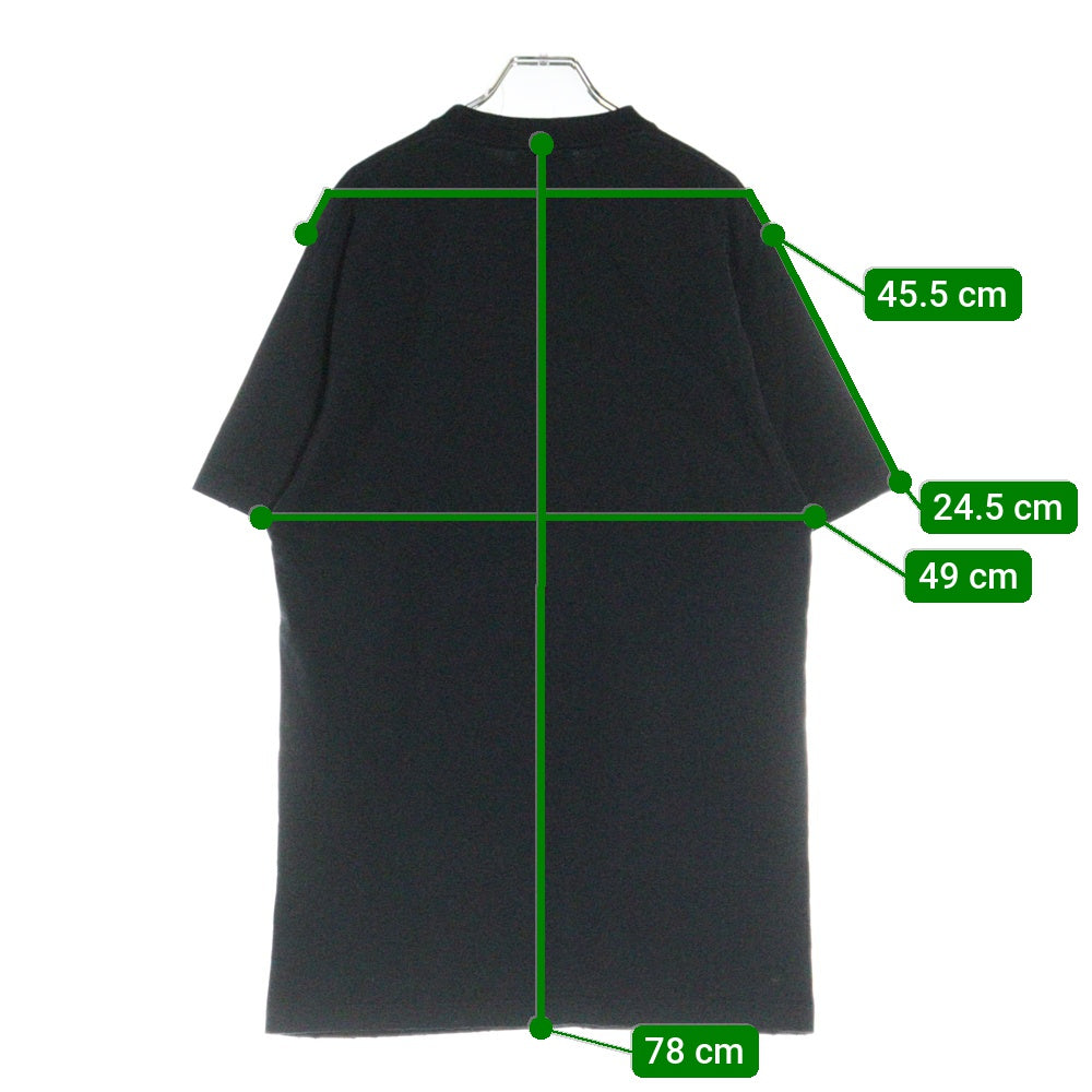 BALENCIAGA(バレンシアガ) スポーティーBロゴ クルーネック 半袖Tシャツ カットソー ブラック 681045 TLVN1