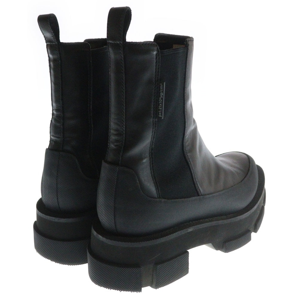 BOTH(ボス) GAO PLATFORM CHELSEA BOOTS プラットフォーム チェルシー レザー ブーツ ブラック GPH119-MB1CO