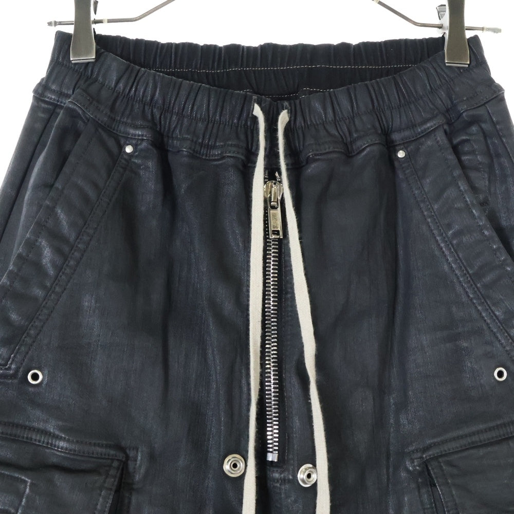 Rick Owens(リックオウエンス) 24AW DOUBLE CARGO JUMBO BELAS ダブル カーゴ ジャンボ ベラ パンツ ブラック DS02D2324-SBW