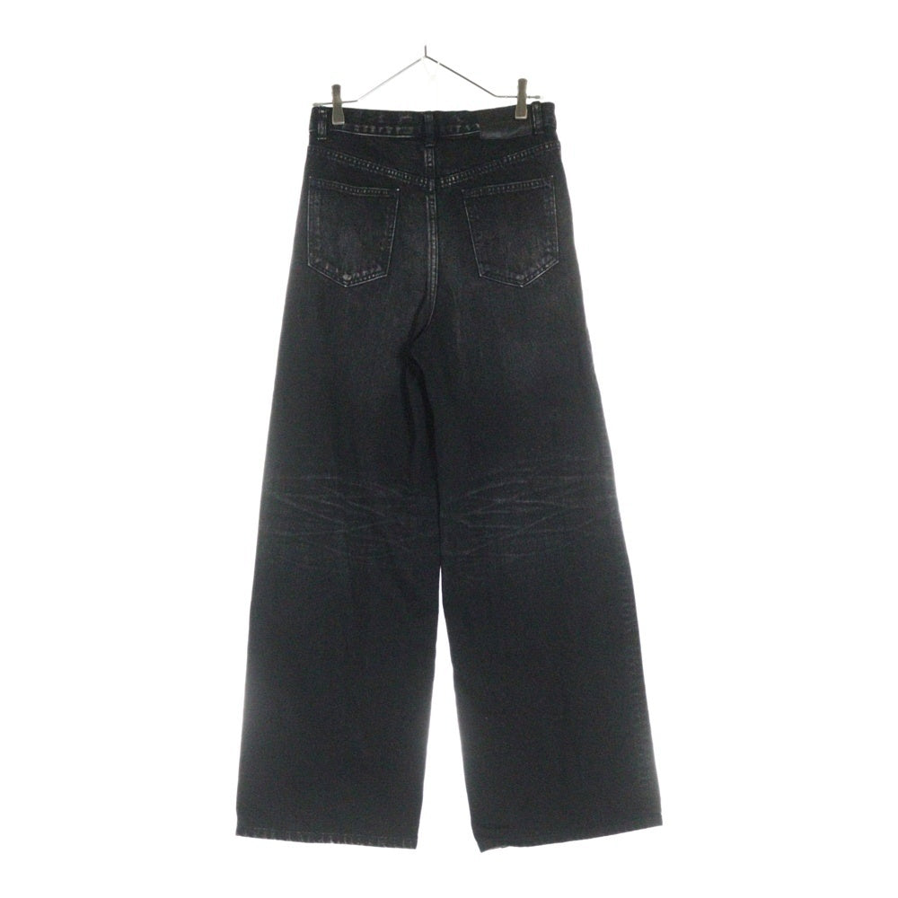 JOHN LAWRENCE SULLIVAN(ジョンローレンスサリバン) WASHED OVERSIZED DENIM PANTS ウォッシュド オーバーサイズ デニムパンツ ブラック 2A010-0325-22