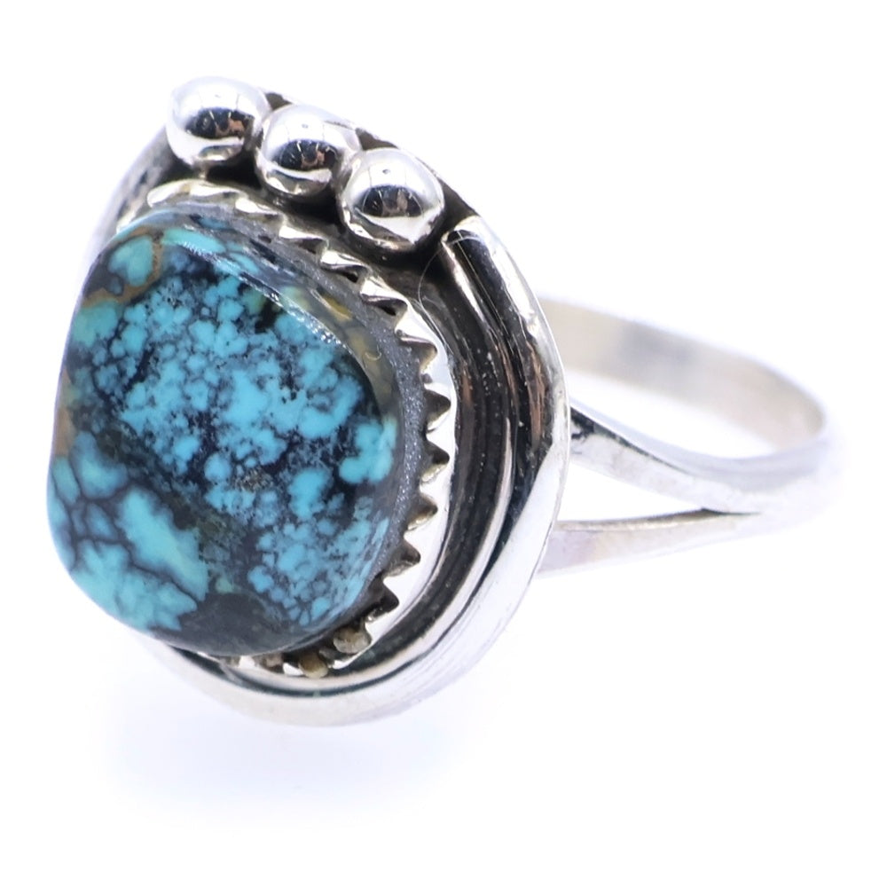 INDIAN JEWELRY(インディアンジュエリー) Lewis Lomay Hopi Vtg Silver Ring ルイス ロメイ ホピ族 ターコイズ ヴィンテージ リング 指輪 シルバー 13号