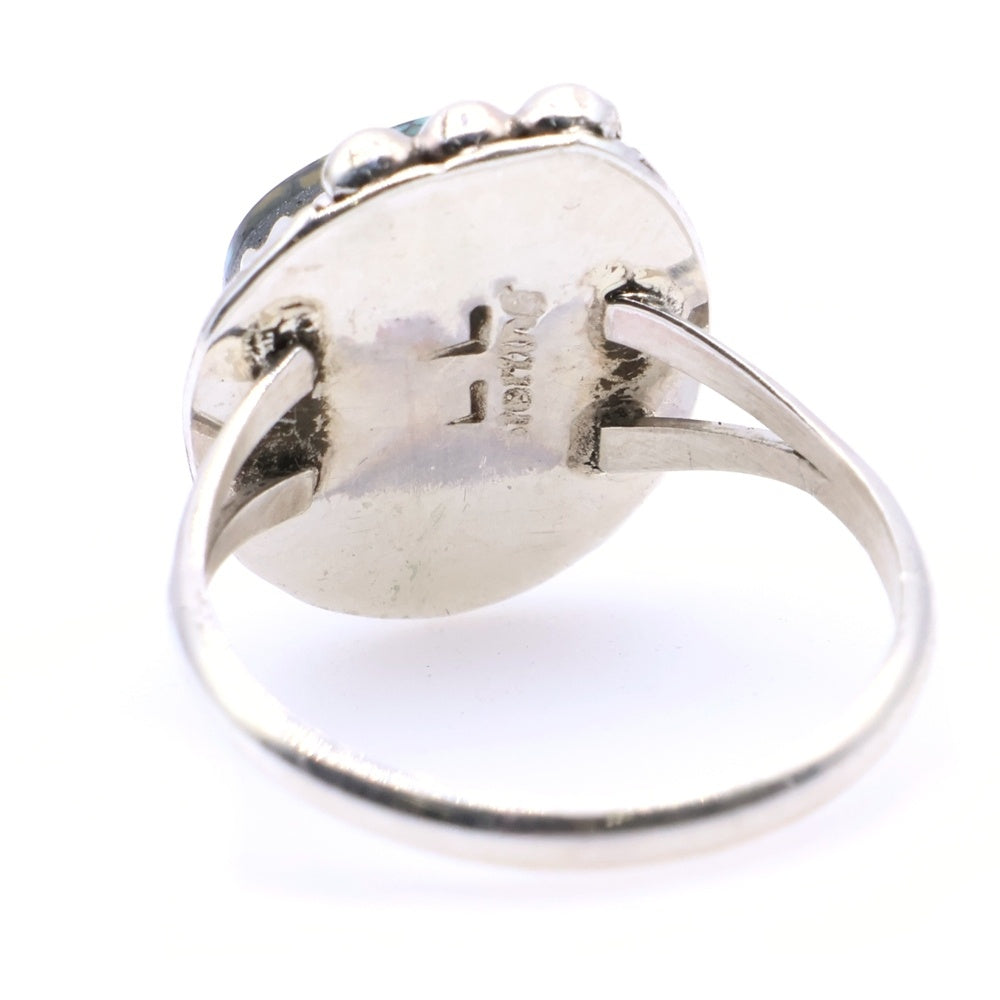 INDIAN JEWELRY(インディアンジュエリー) Lewis Lomay Hopi Vtg Silver Ring ルイス ロメイ ホピ族 ターコイズ ヴィンテージ リング 指輪 シルバー 13号