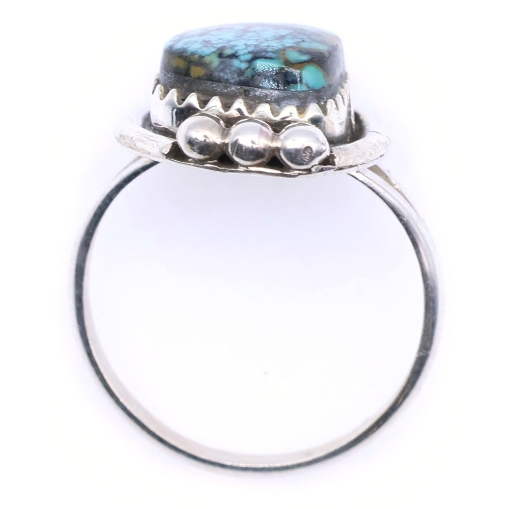 INDIAN JEWELRY(インディアンジュエリー) Lewis Lomay Hopi Vtg Silver Ring ルイス ロメイ ホピ族 ターコイズ ヴィンテージ リング 指輪 シルバー 13号
