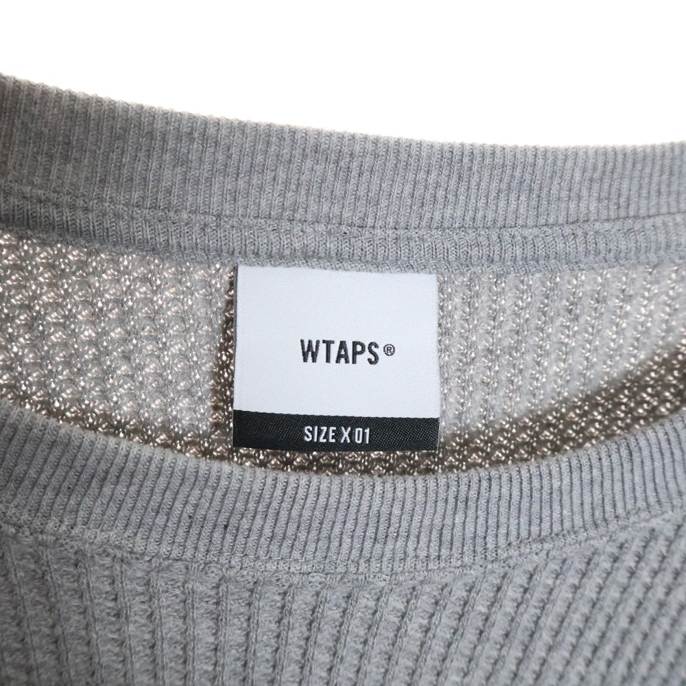 極美品！wtaps WAFFLE 01/LS/COTTON.SIGN WTAPS WAFFLE 01 LS COTTON SIGN ワッフル ロンT - メルカリ