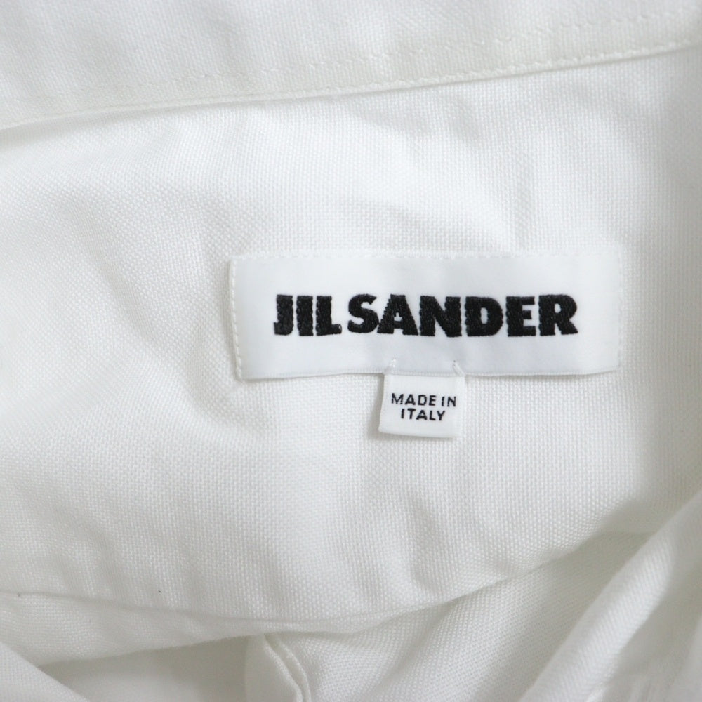 JIL SANDER(ジルサンダー) レギュラーカラー コットン 長袖シャツ ホワイト JSUN740226 MN244100