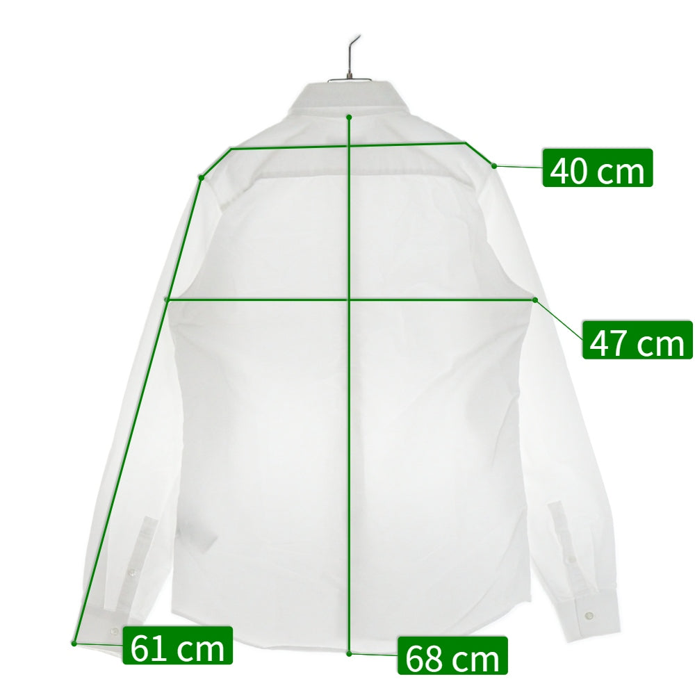 JIL SANDER(ジルサンダー) レギュラーカラー コットン 長袖シャツ ホワイト JSUN740226 MN244100