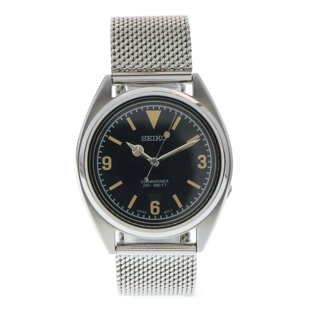SEIKO(セイコー) SEIKO 5 MOD セイコー5 モッド エクスプローラー 文字盤ブラック 腕時計 シルバー 7S26-3180