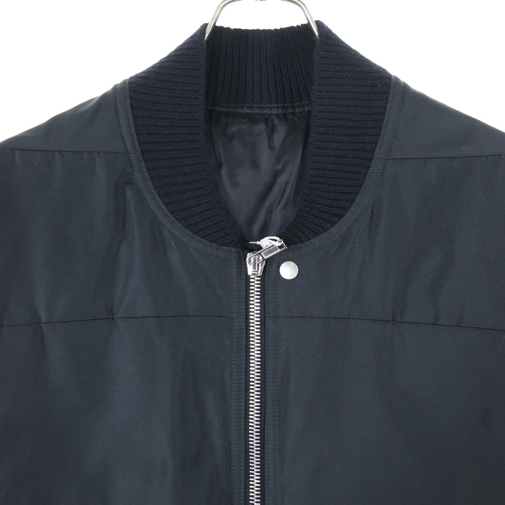 Rick Owens(リックオウエンス) 24SS JUMBO FLIGHT KINETIX FAILLE GILE VEST ジャンボフライト ナイロンジップアップベスト ブラック RU01D3761FK 09