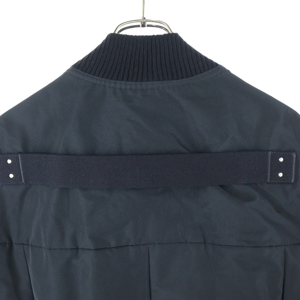 Rick Owens(リックオウエンス) 24SS JUMBO FLIGHT KINETIX FAILLE GILE VEST ジャンボフライト ナイロンジップアップベスト ブラック RU01D3761FK 09