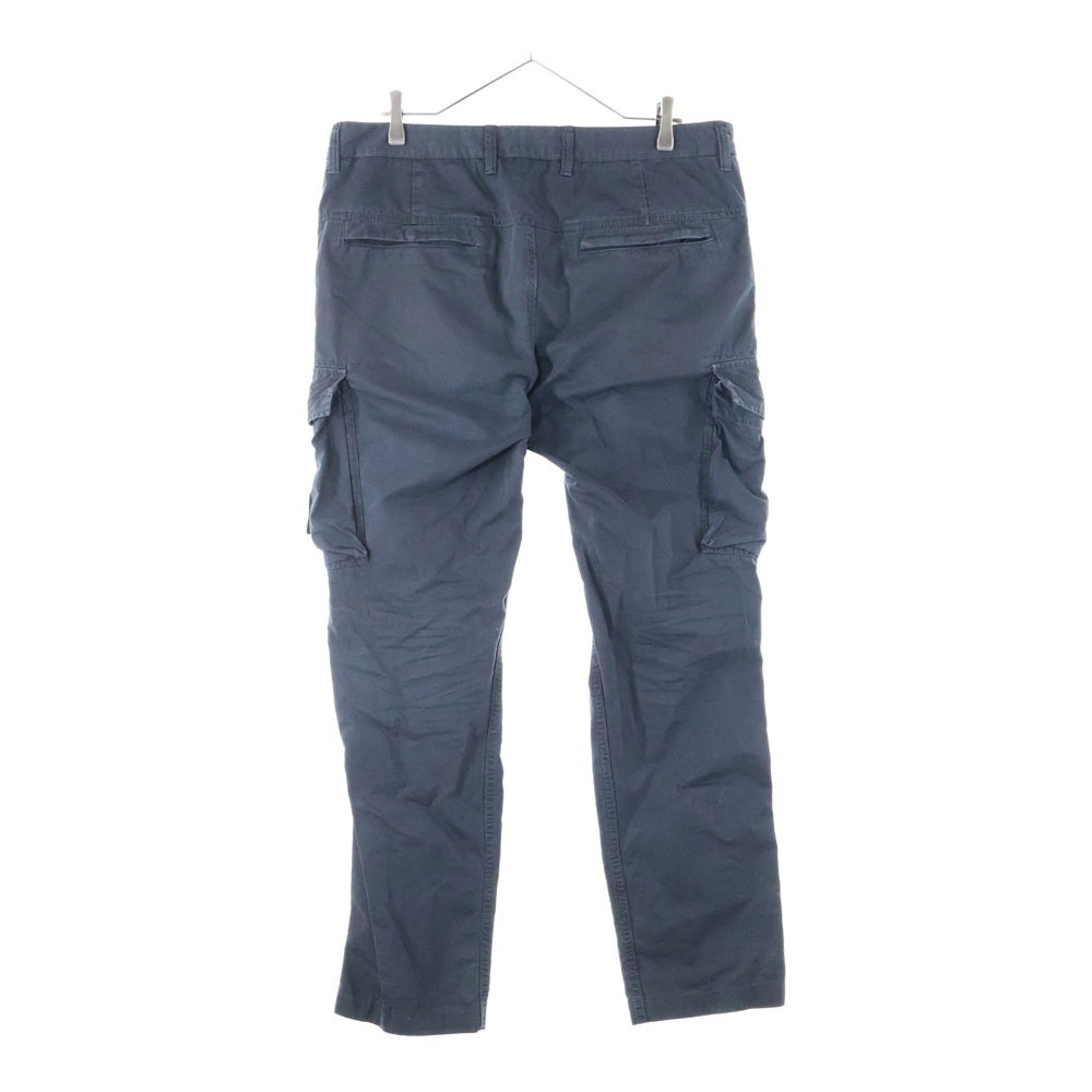 STONE ISLAND(ストーンアイランド) OLD EFFECT CARGO PANTS ロゴワッペン ウォッシュド加工 カーゴパンツ ブラック 7015318WA