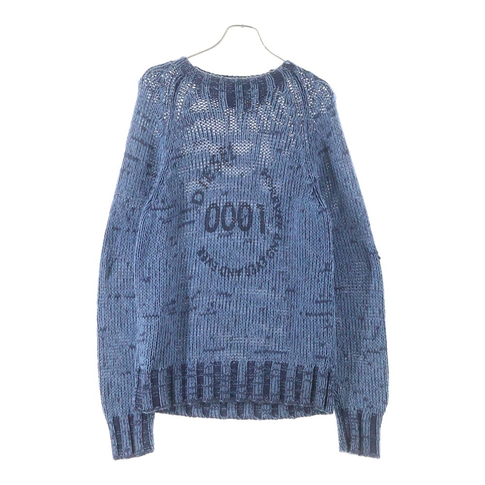 DIESEL(ディーゼル) 00ECAL A0062 ローゲージ ニット カーディガン ブルー/ネイビー